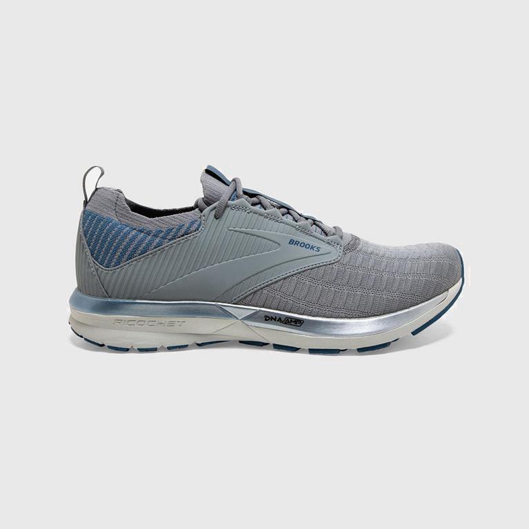 Brooks Men's Ricochet 2 Le Road Running Shoes Singapore - Grey (52718-ULGF)